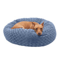Curly Fur Plush Donut Dog Bed N4743