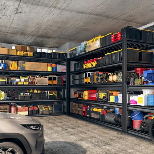 60" W x 24" D x 72" H Heavy Duty Adjustable Metal Shelving B468