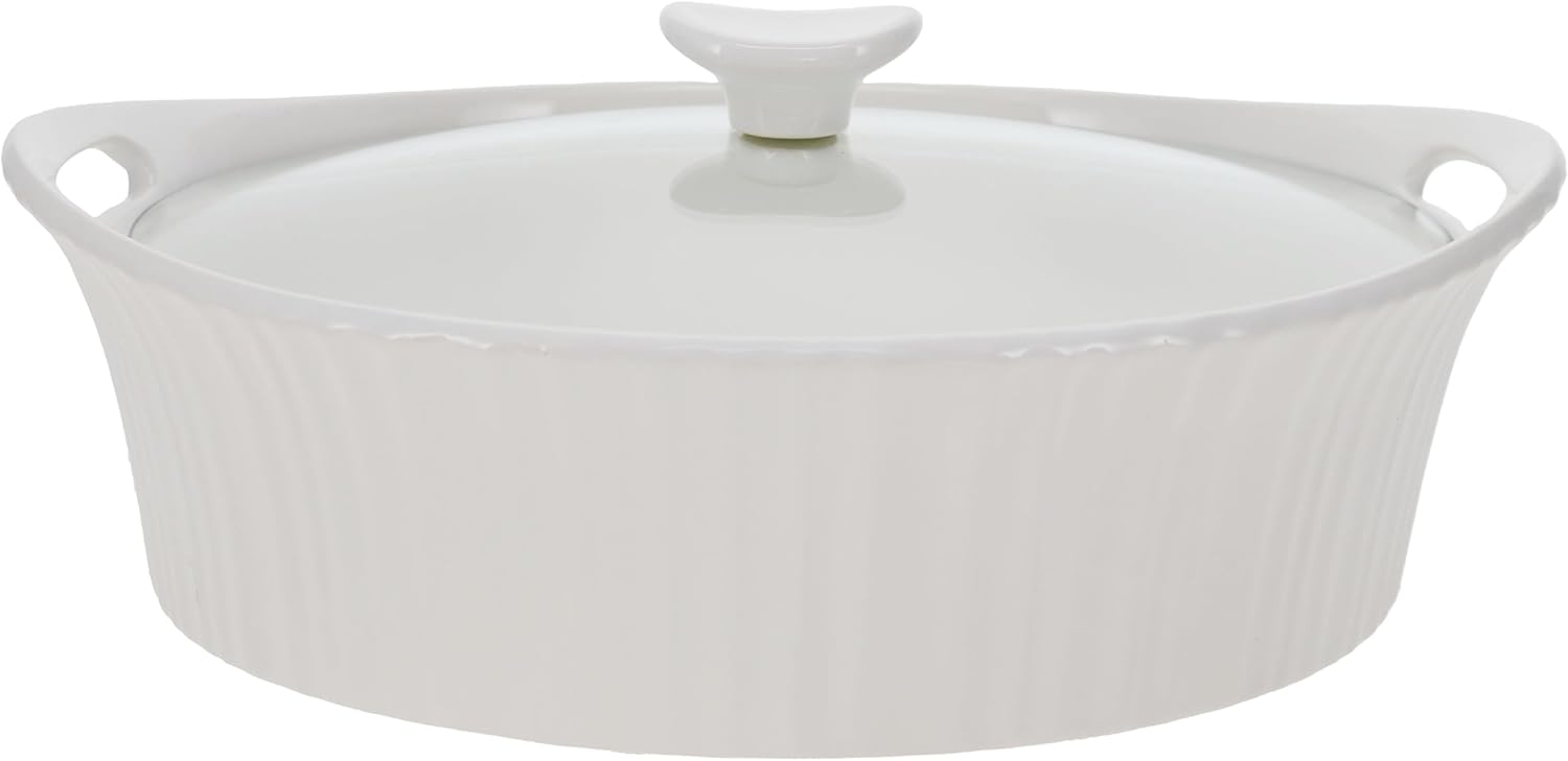 2.5-quart Oval Casserole with Glass Lid C5604