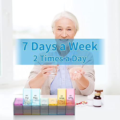 XL 7 Day Pill Organizer 2 Times a Day A351