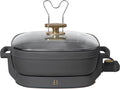 5-in-1 Electric Expandable Skillet, Oyster Gray, Up to 7 QT R625972
