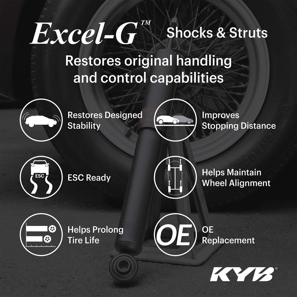 Black Silver Gas Shock F24457