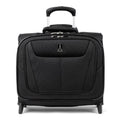 Black 16-Inch Softside Lightweight Rolling Underseat Tote Upright 2 Wheel Bag X8186