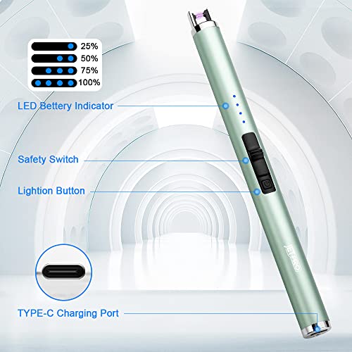 USB Rechargeable Arc Lighter Windproof Flameless N62541