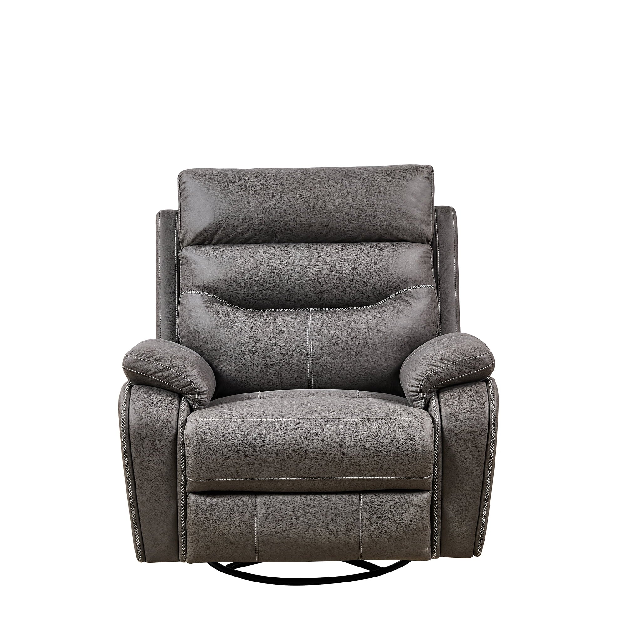 Gray Power Recliner Chair R8415