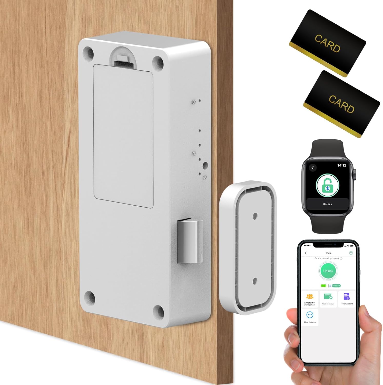 RFID Magnetic Cabinet Lock U78324