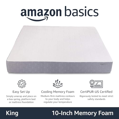 King Size 10 Inch Cooling Gel Memory Foam Mattress M480