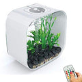 Black 4-Gallon Acrylic Aquarium with LED Lights T57005