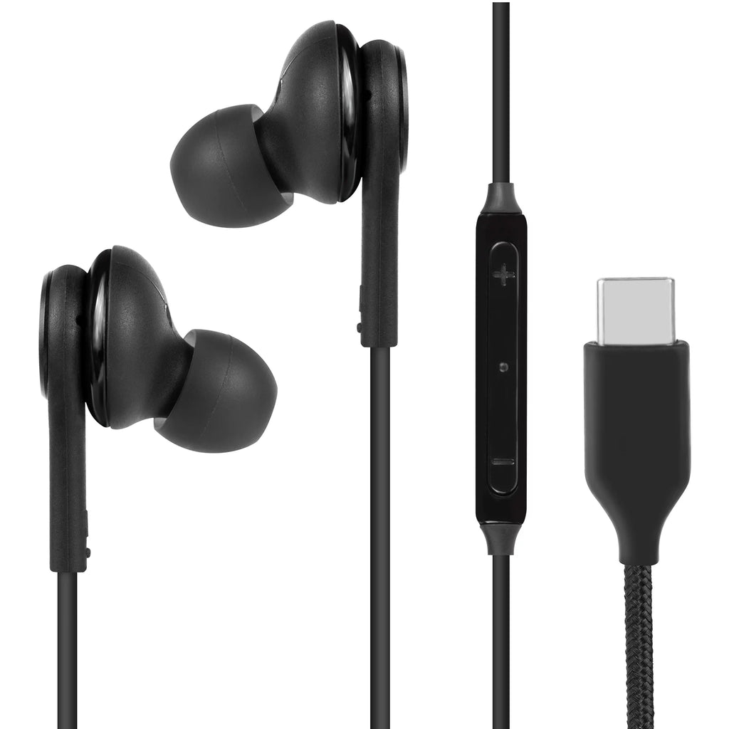 25W Type C UL Certified Charger with 4FT USB C Cable and USB Type C Headphones W175
