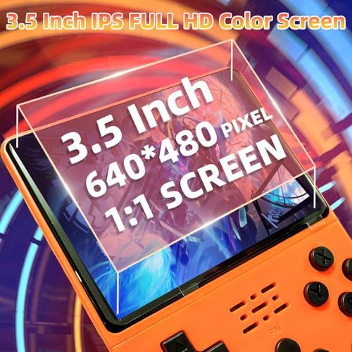 Handheld Game Console with 3.5 inch Mini HD IPS Screen, 3800mAh, Built-in 256G Card O62857