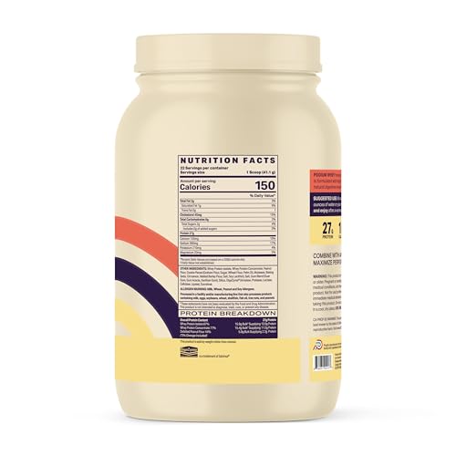 Vanilla Ice Cream Whey Protein Powder, 15 Servings A3552