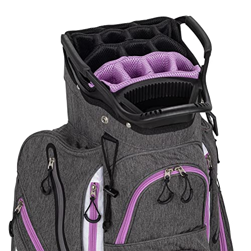 15 Way Full Length Divider Golf Push Cart Bag with Rain Cover X92508