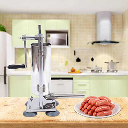 6Lbs Stainless Steel Vertical Sausage Stuffer K6883