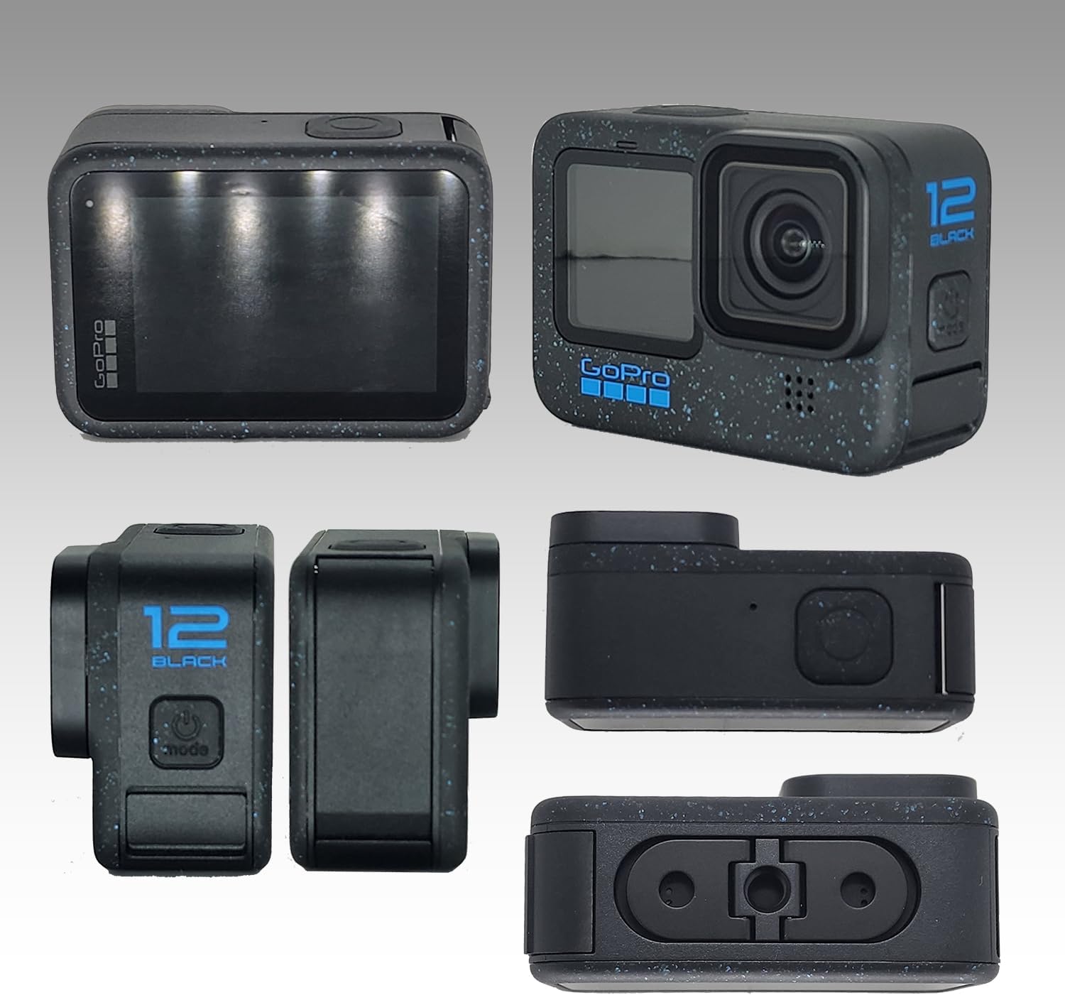 64GB Micro Extreme Memory Card, Portable Mini Metal Camera Dolly, Replacement Battery (1720 mAh), Dual Battery Pack Charger (17pc Bundle) S1373