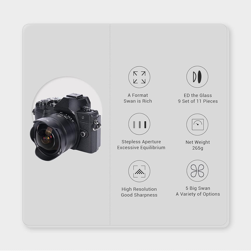 7.5mm F2.8 II APS-C Wide Angle Fisheye Fixed Lens (Black) A91180