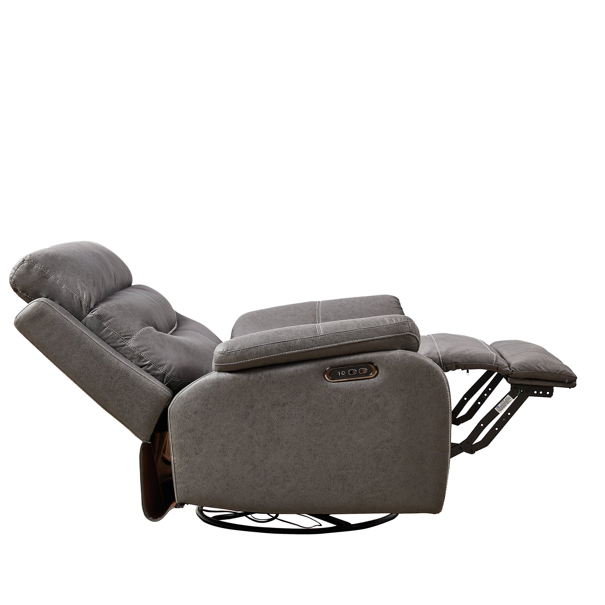Gray Power Recliner Chair R8415