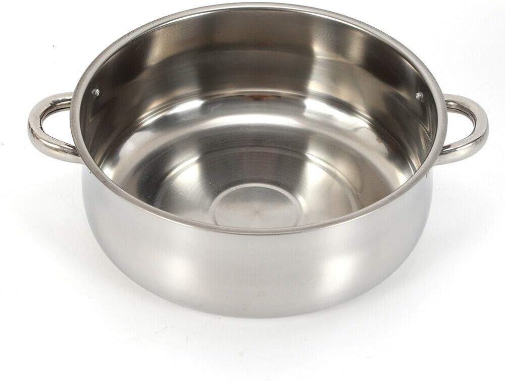 5 Tier Stainless Steel Steamer Pot with Tempered Glass Lid J400997