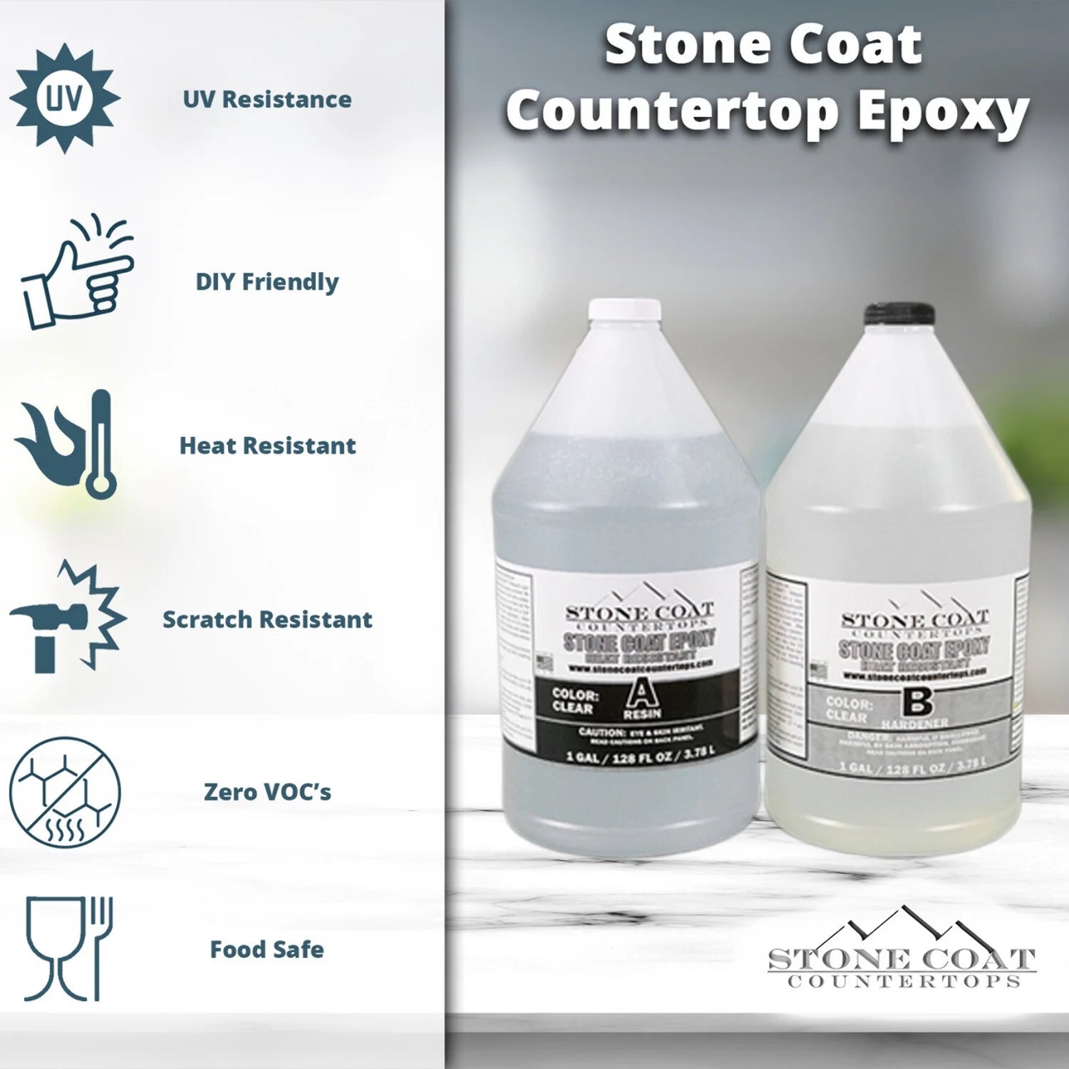 1/2 Gallon Clear Epoxy Resin Kit C489