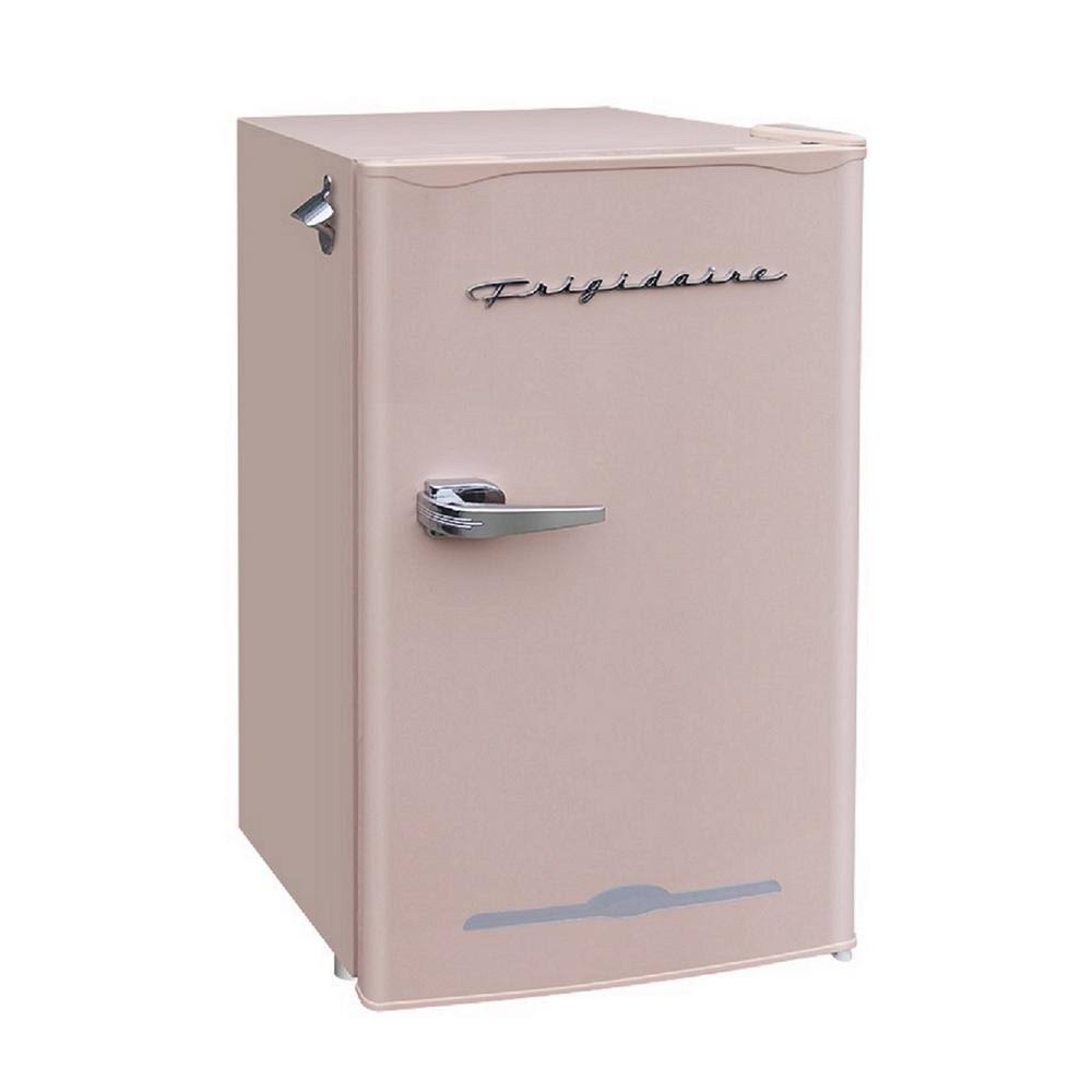 3.2 Cu. ft. Retro Mini Fridge in Coral Pink U73494