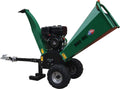 Heavy Duty Wood Chipper Shredder Mulcher, 15HP 420cc, 6 inch Cutting Capacity, Green/Black H63008
