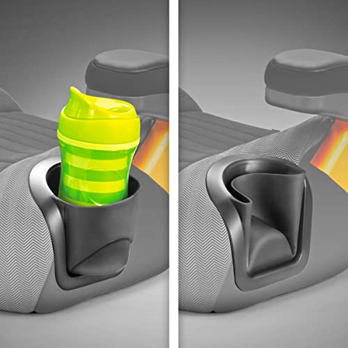 Backless Booster Car Seat with LATCH Attachment, Portable Car Booster Seat for Children 40-110 lbs. N607885