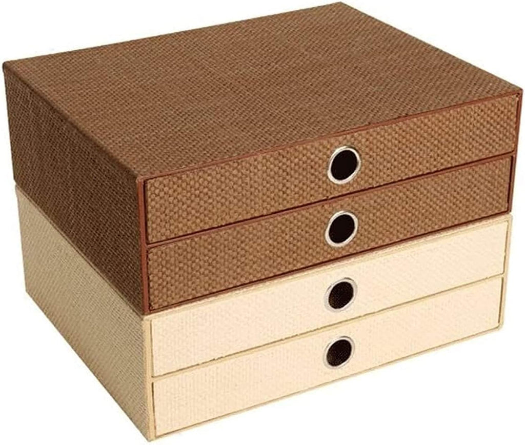 Hand Made Wooden 2-Layer Desk Organizer B144343