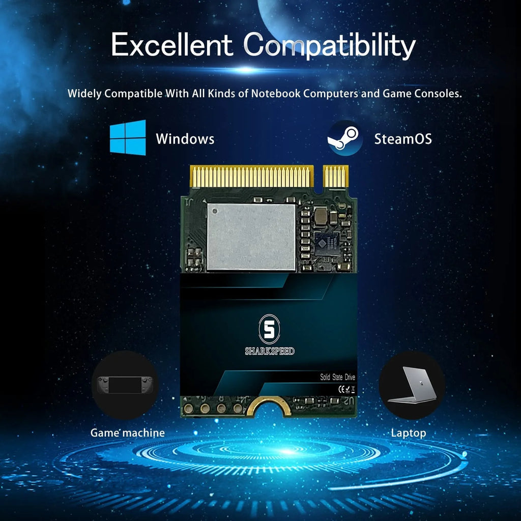 512GB M.2 2230 NVMe PCIe Gen 3.0X4 Internal Solid State Drive F886608
