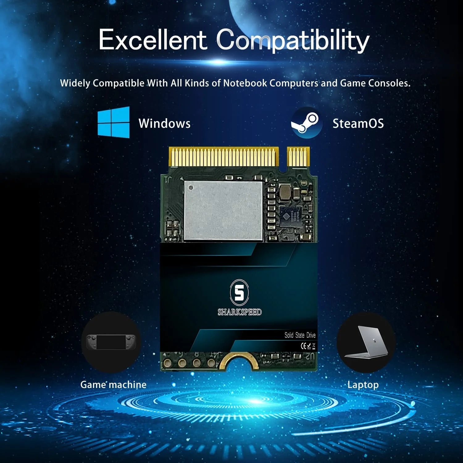 512GB M.2 2230 NVMe PCIe Gen 3.0X4 Internal Solid State Drive F886608
