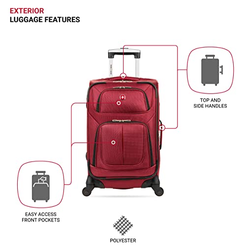 Teal Carry-On 21-Inch Expandable Luggage Y827