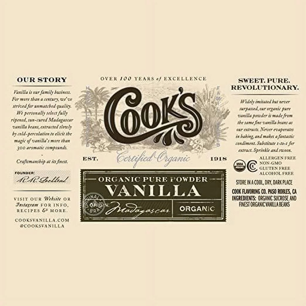 80 Ounce Pure Vanilla Powder L17432