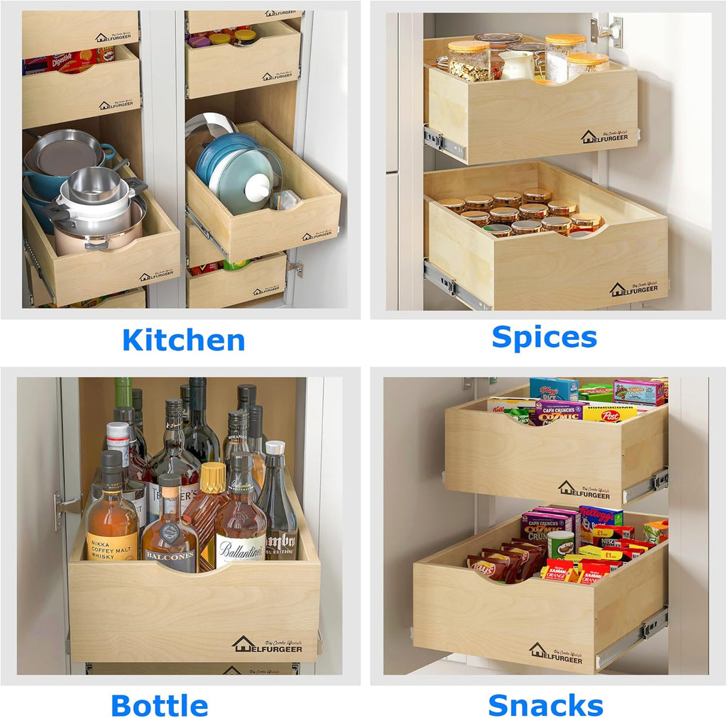 Pull Out Cabinet Organizer (32''W x 21''D) S244