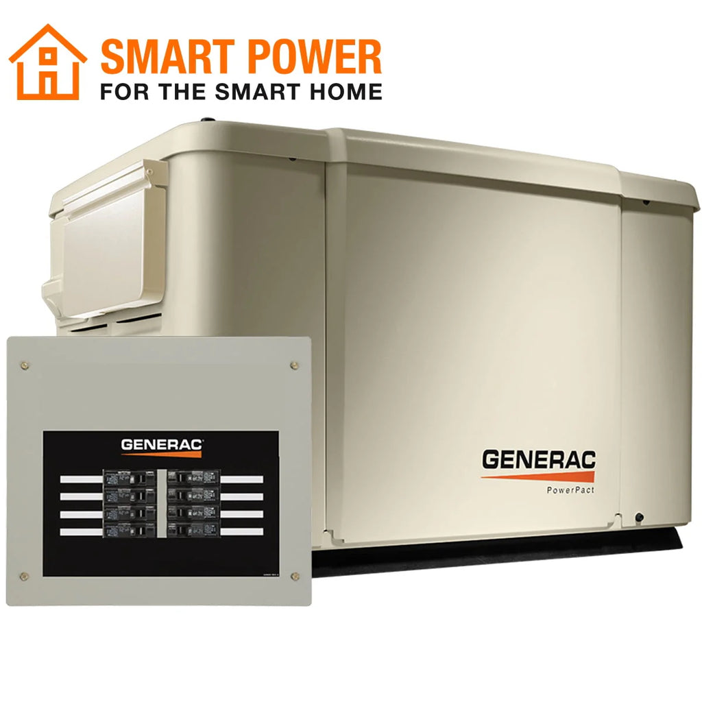 Air-Cooled Home Standby Generator with Automatic Transfer Switch V9097