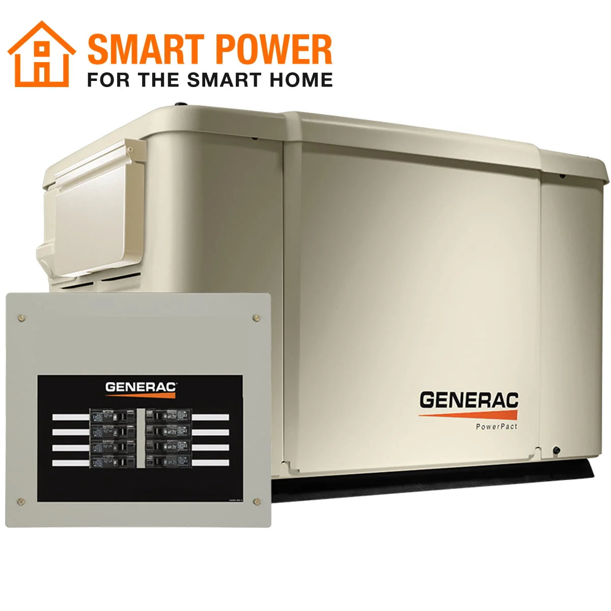 Air-Cooled Home Standby Generator with Automatic Transfer Switch V9097
