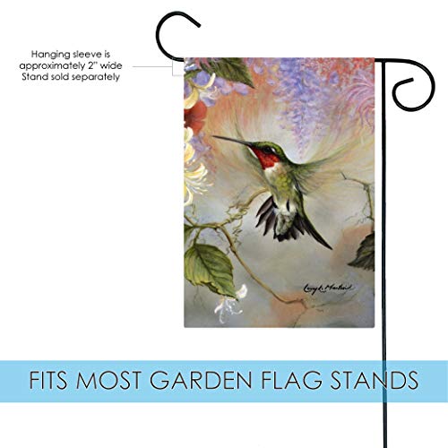 28x40 Inch Double Sided Hummingbird Garden Flag R53695