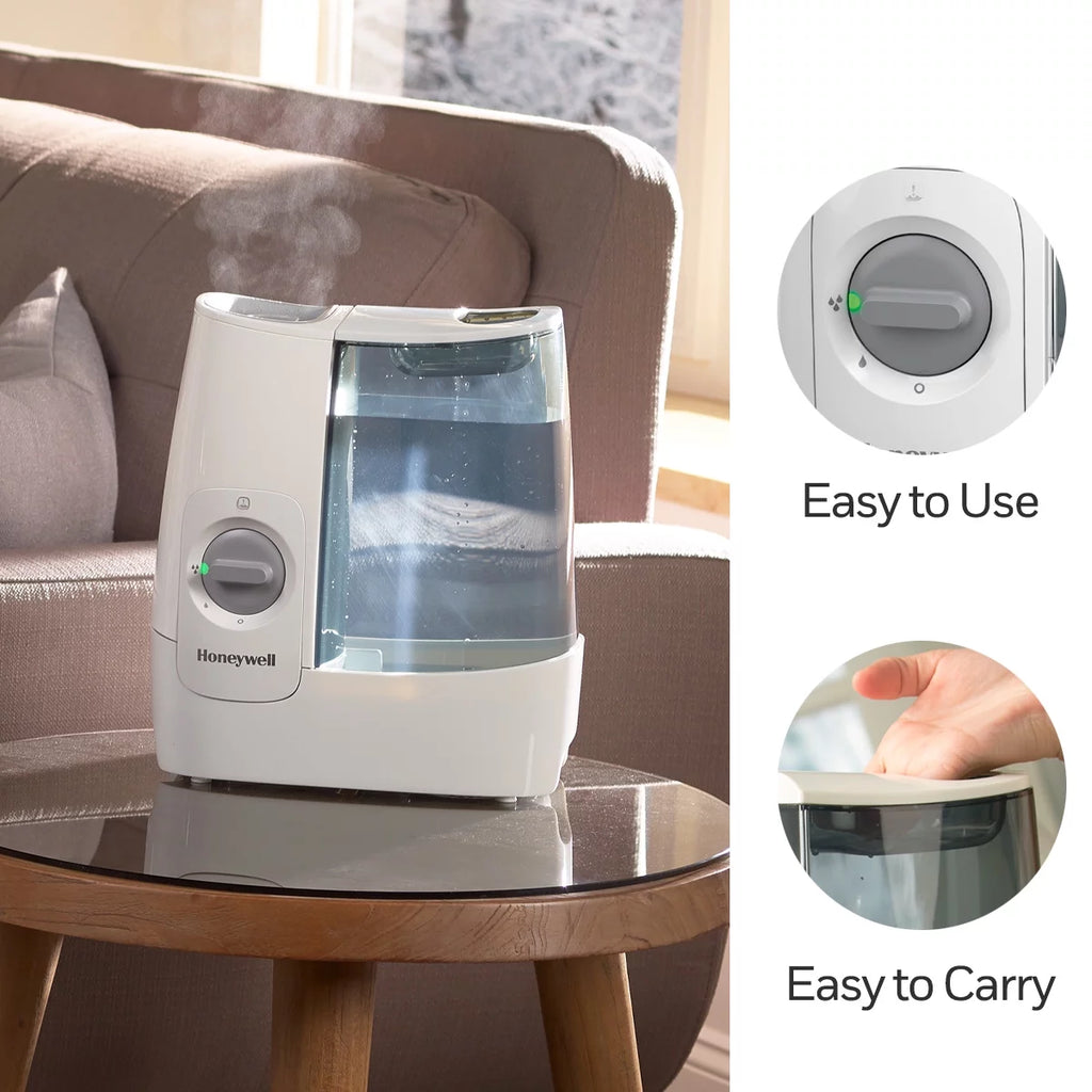White 1 Gallon Warm Mist Humidifier C832934