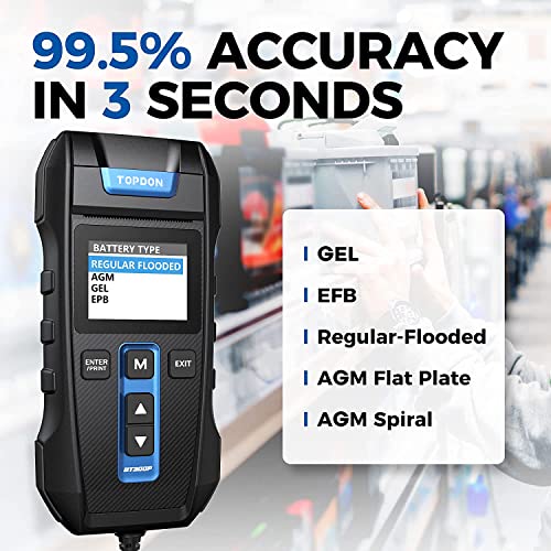 12V 24V 100-2000CCA Lead-Acid Battery Tester with Built-in Printer Q299198
