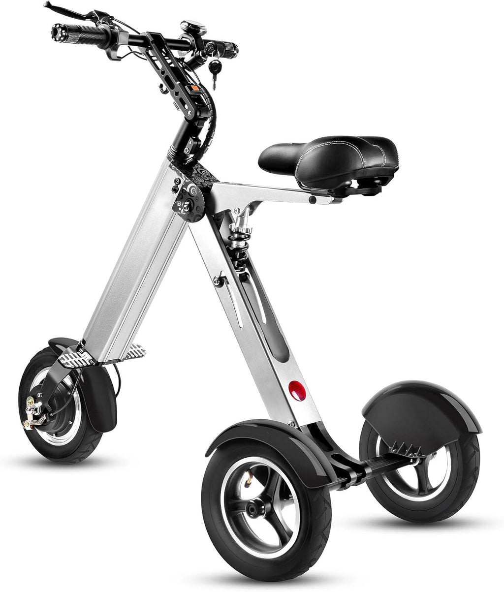 Electric Scooter Mini Tricycle with 10 Inche Pneumatic Tires and Reverse Function I6295