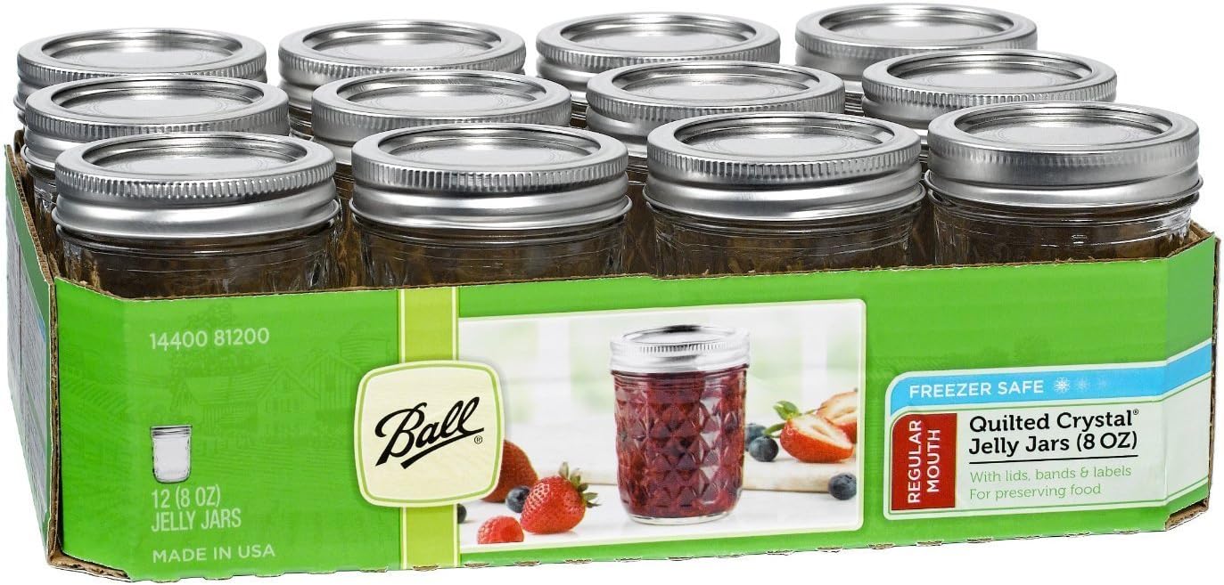 8 oz 12 pk Canning Jar O142385