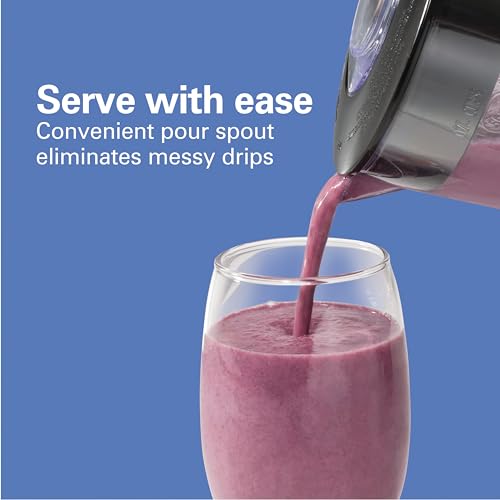 Black 56 Ounce 650W 10 Speed Countertop Blender R874