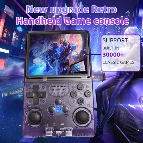 Handheld Game Console with 3.5 inch Mini HD IPS Screen, 3800mAh, Built-in 256G Card O62857