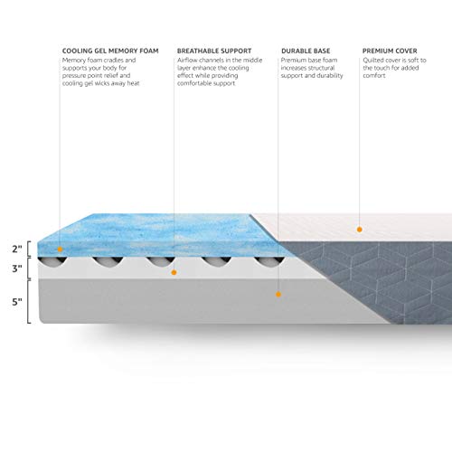 King Size 10 Inch Cooling Gel Memory Foam Mattress M480