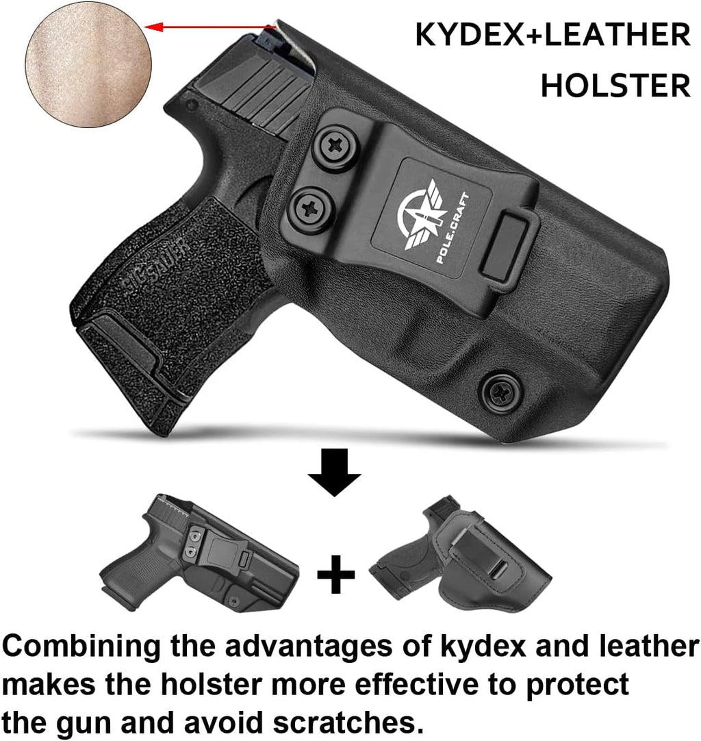 IWB Kydex Leather Holster for Sig P365 D779