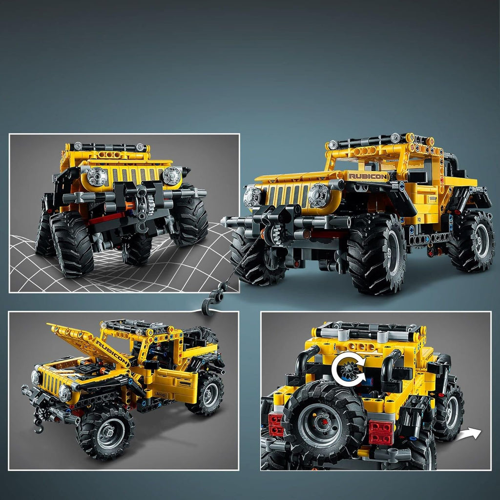 LEGO Technic Jeep Wrangler 4x4 Toy Car 42122 Model Building Kit O11447