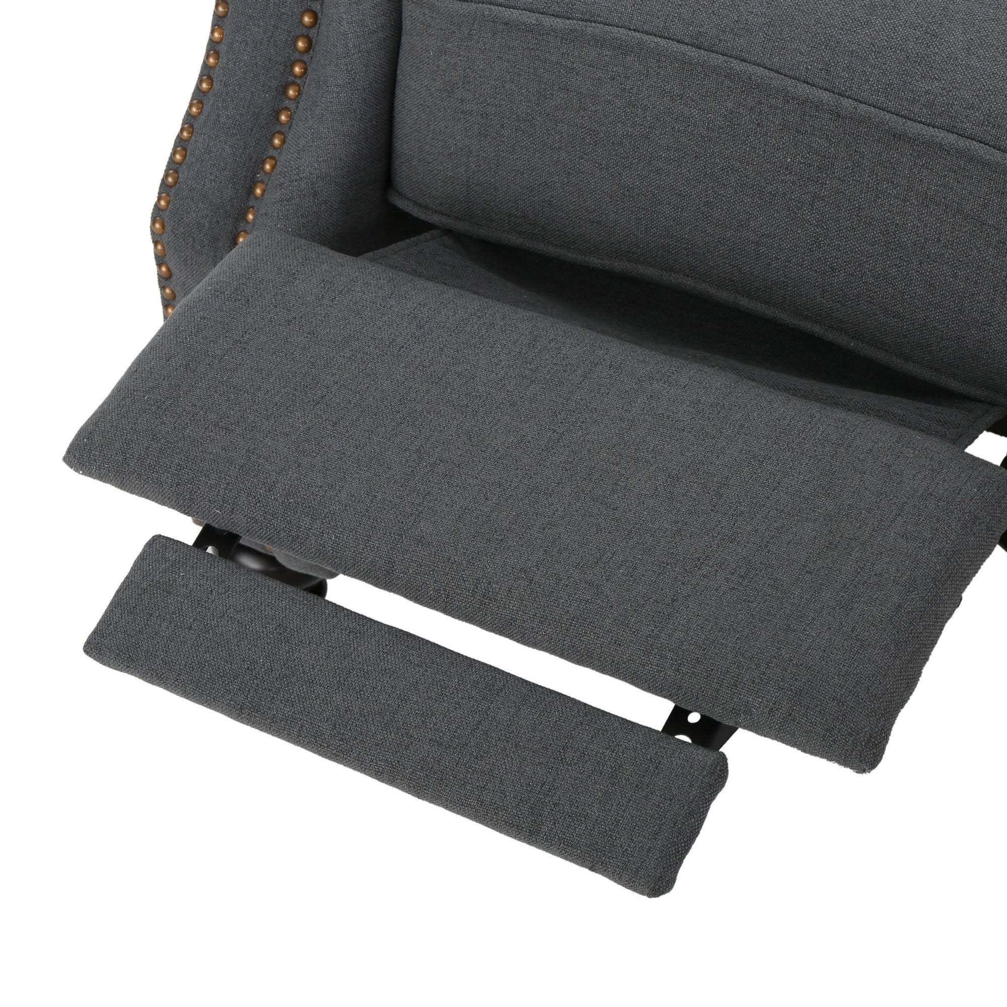Tufted Recliner Charcoal W1379