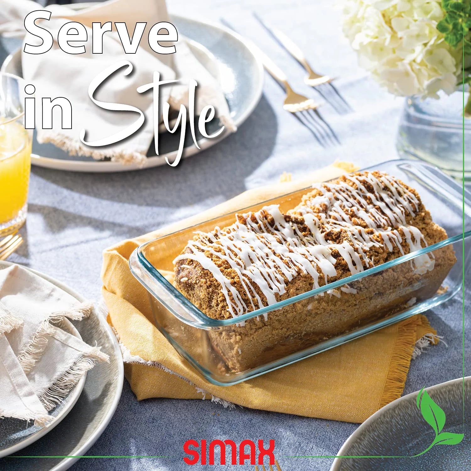Borosilicate Glass Loaf Dish T58843