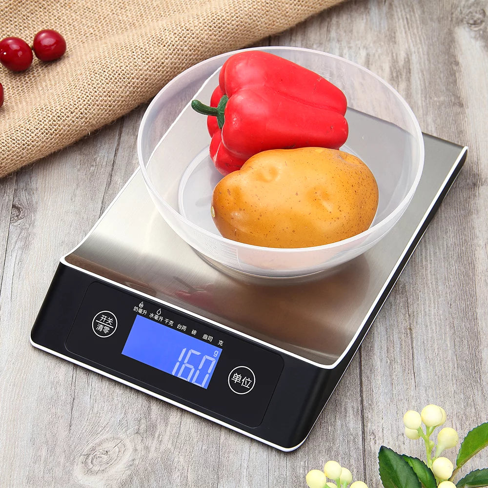 Stainless Steel Digital Kitchen Scale Y761