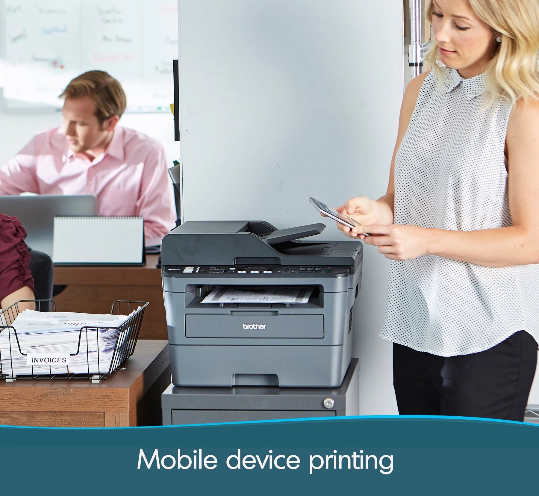Monochrome Laser All-in-One Printer with Duplex Printing and Wireless Connectivity X62201
