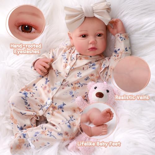 20-inch Soft Vinyl Realistic Baby Doll with Accessories X986152