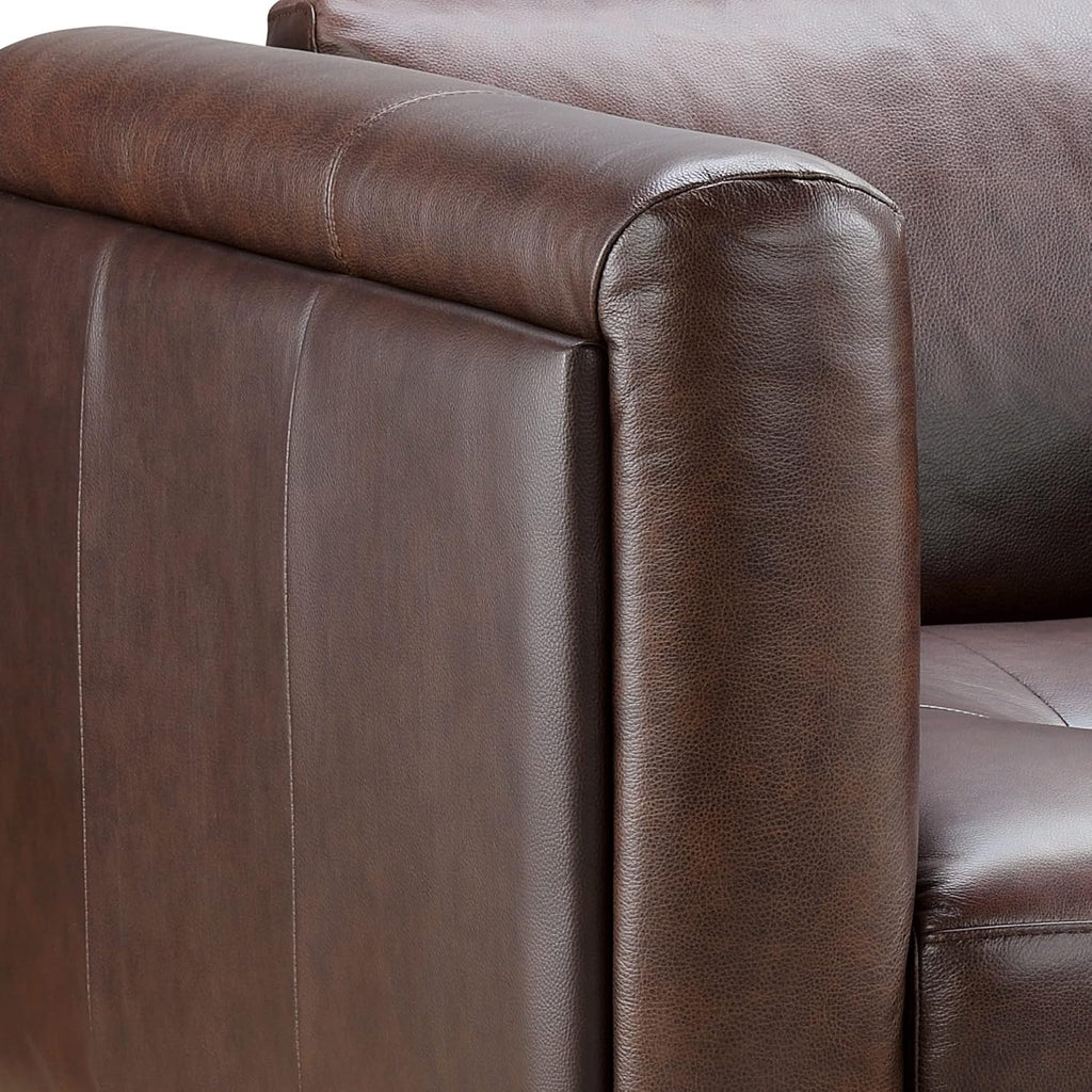 Brown Leather Sofa K6187