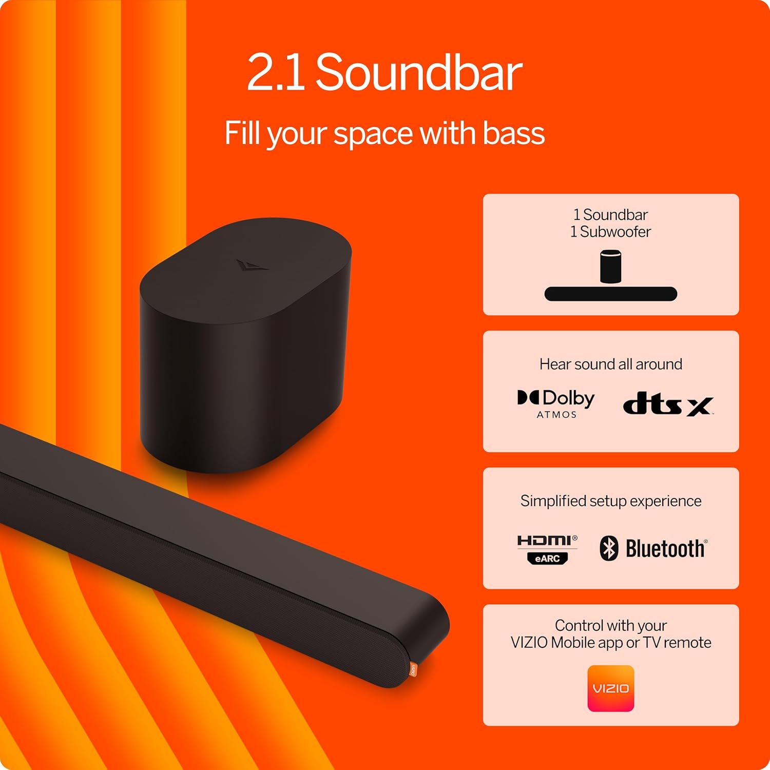 2.1 Soundbar with Wireless Subwoofer I97118